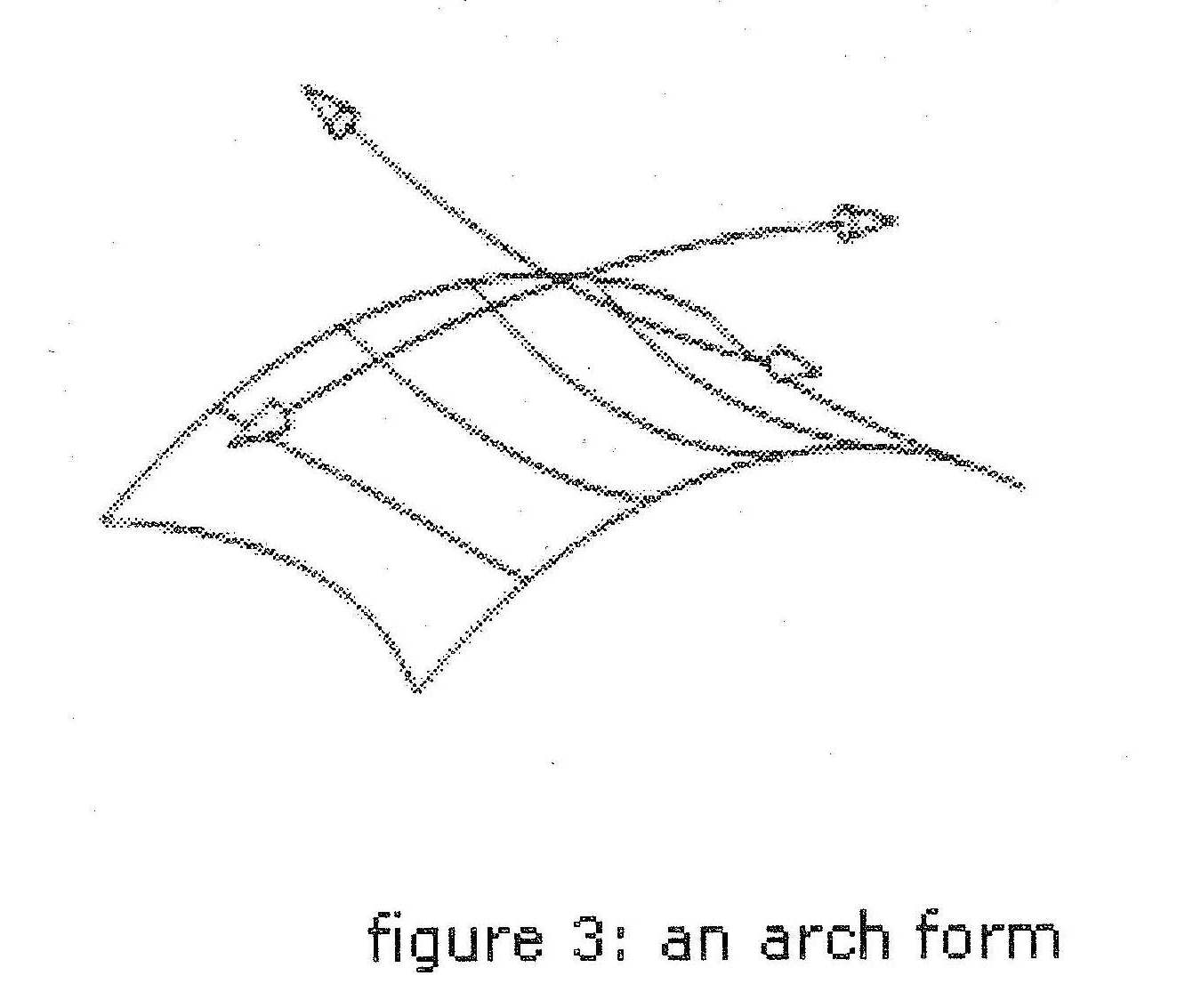 A tensile membrane arch