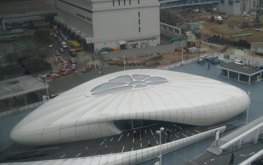 chanel pavillion fabric structure for temporary event use