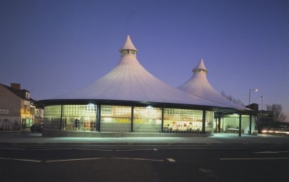 Twin cone tensile structure