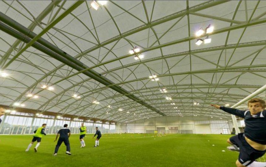 PVC polyester roof structure over the National Football Centre