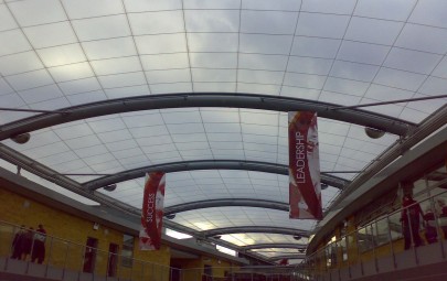 Single layer ETFE for a school